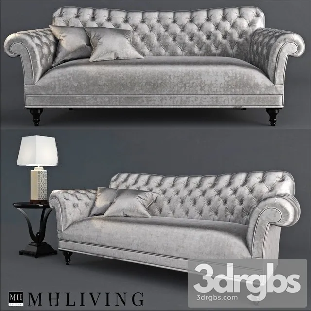 Mhliving Sofa 01 3D Model Download