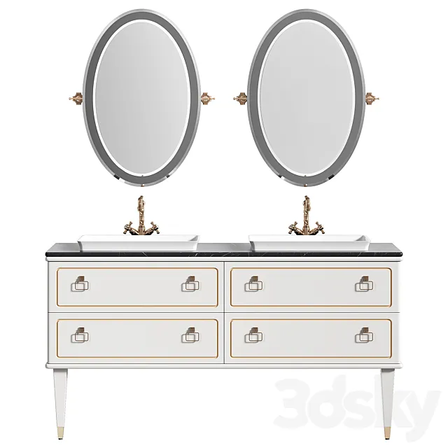 MIA ITALIA collection TORINO washbasin set 7 3DModel MIA ITALIA collection TORINO washbasin set 7 3DModel