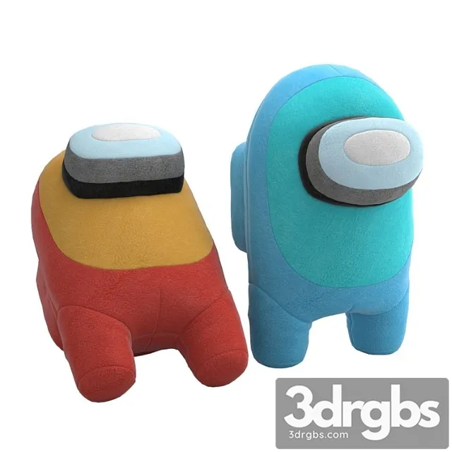 Miagkaia Igrushka Among Us 3D Model Download