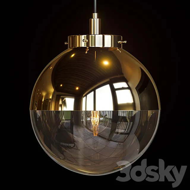 Mica Bathroom Pendant Light – Mullan Lighting 3D Model