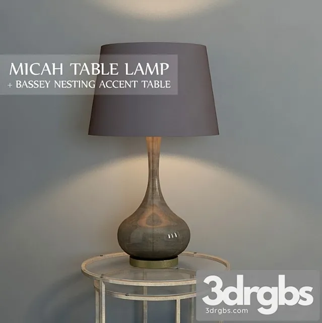Micah Table Lamp 1 3D Model Download Micah Table Lamp 1 3D Model Download