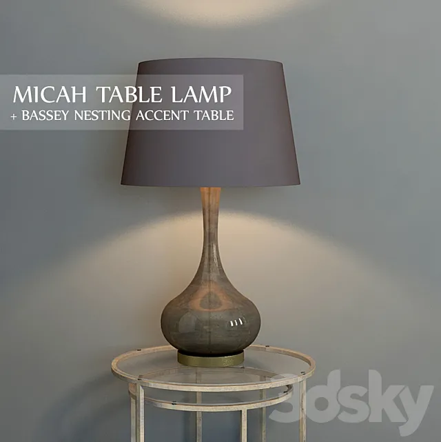 MICAH TABLE LAMP 3DModel