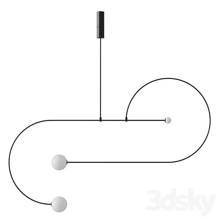 Michael Anastassiades Mobile Chandelier 13 3D Model Michael Anastassiades Mobile Chandelier 13 3D Model