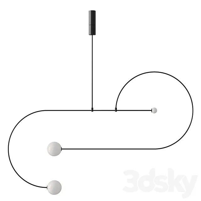 Michael Anastassiades Mobile Chandelier 13 3DModel