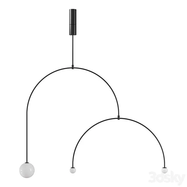 Michael Anastassiades Mobile Chandelier 9 3D Model