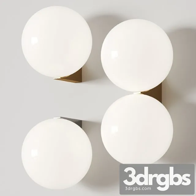 Michael anastassiades single & double wall lamps 3D Model Download