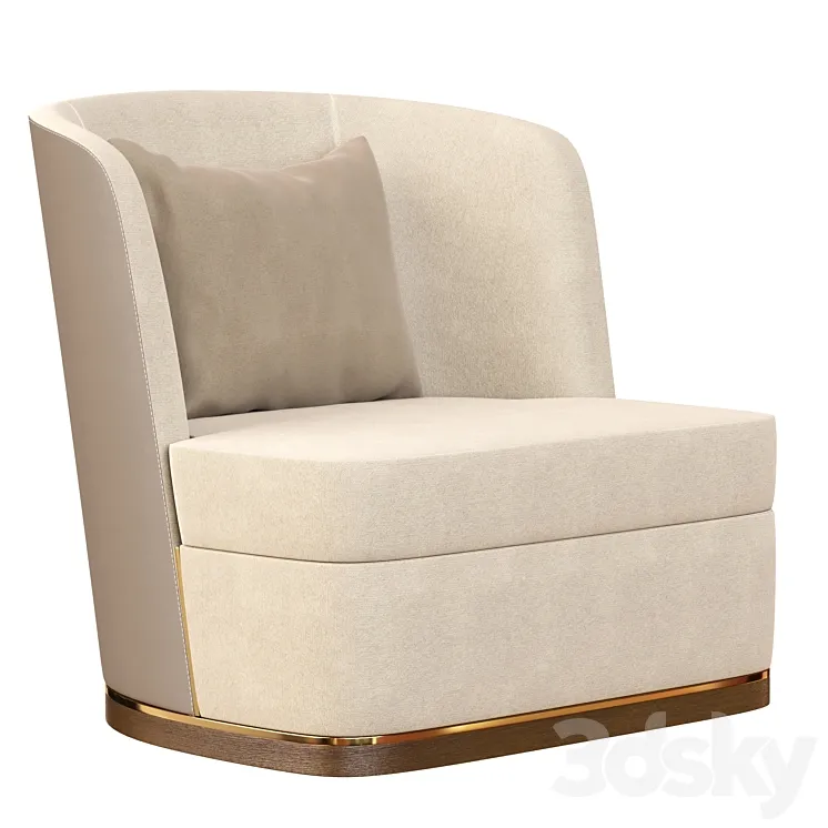 Michael armchair 3D Model Free Download