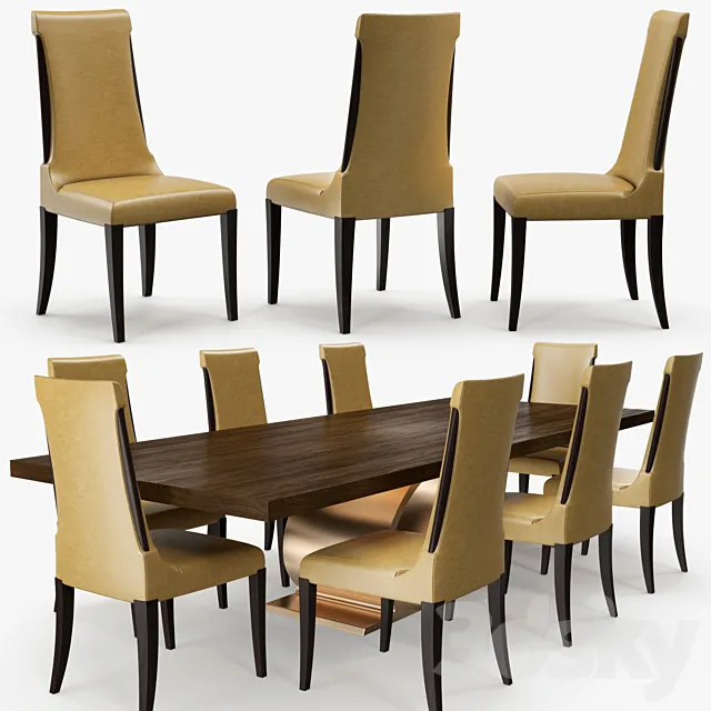 Michael Berman – Noji dining chair 3DModel