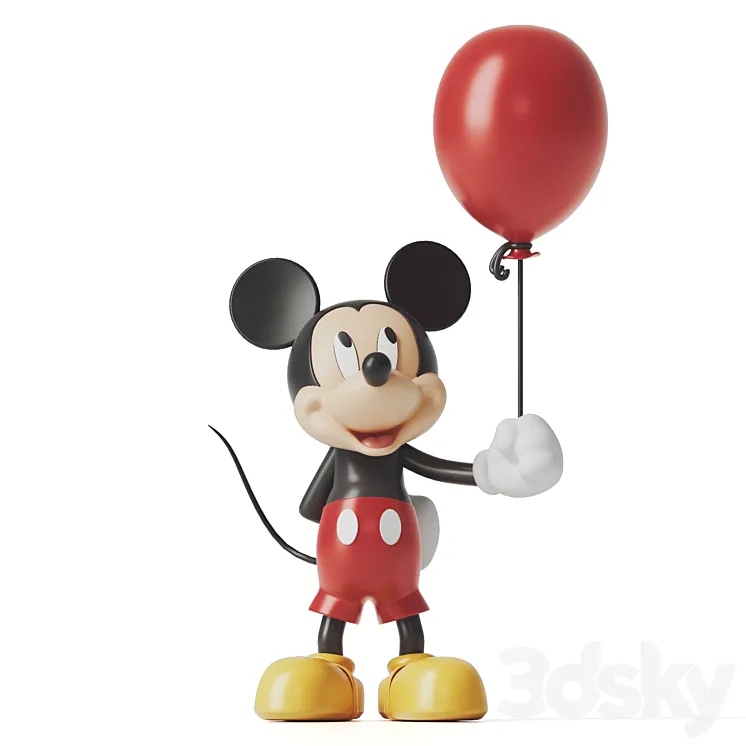 Mickey mouse 3D Model Free Download