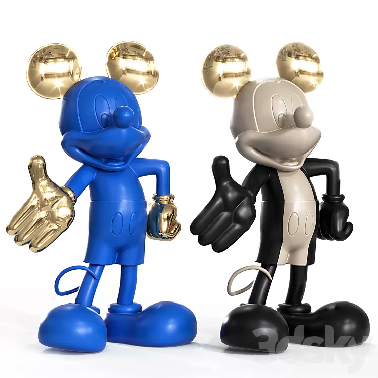 Mickey Mouse by Kelly Hoppen 3D Model Mickey Mouse by Kelly Hoppen 3D Model