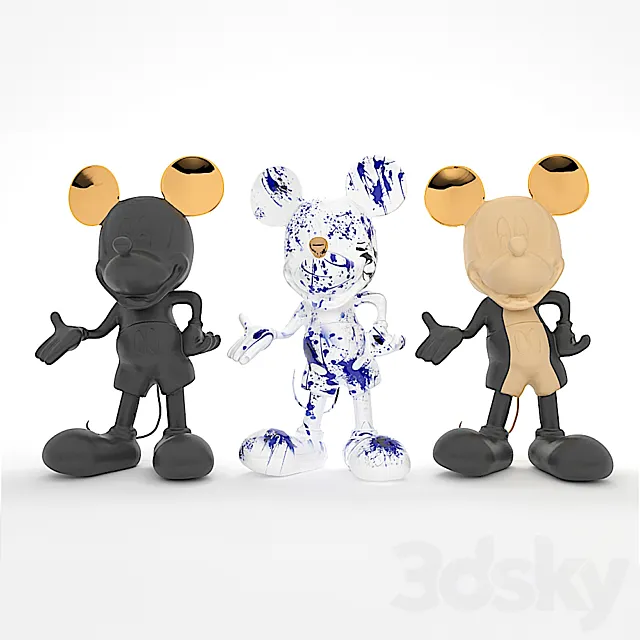 mickey mouse leblon delienne 3D Model