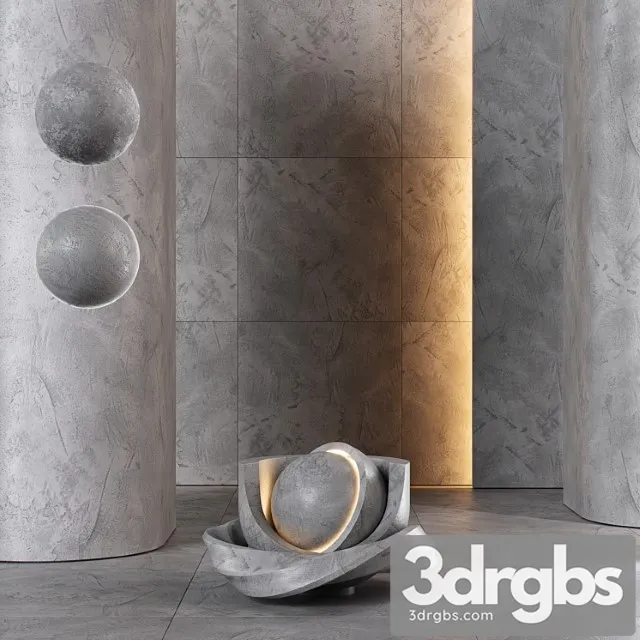 Microcement Self Leveling Floor 01 3D Model Download