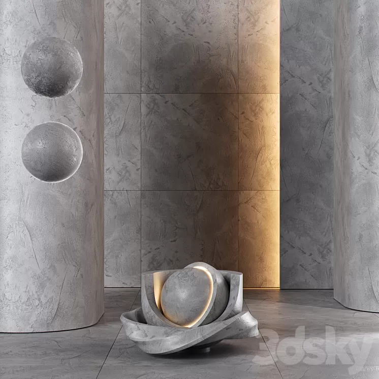 Microcement self-leveling floor 01 3D Model Free Download