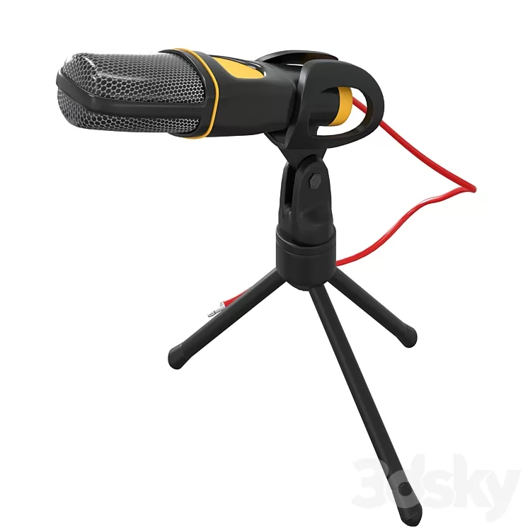 microphone 001 3D Model