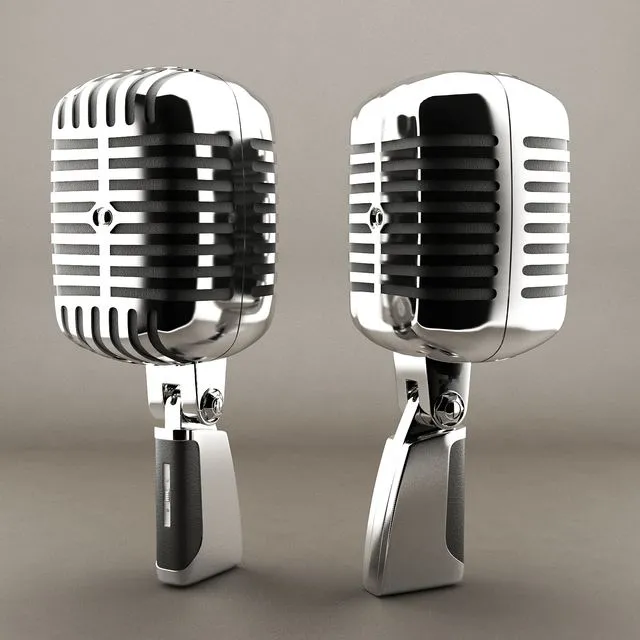 Microphone 3D Model