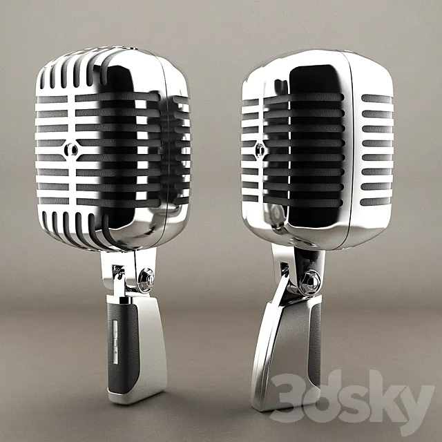 Microphone 3D Model