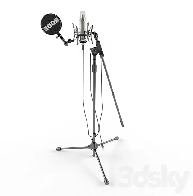 Microphone Rode NT1-A 3D Model