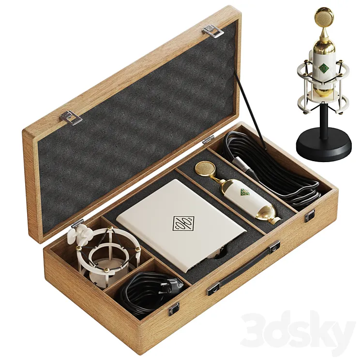 Microphone Soyuz Kit 3D Model Free Download