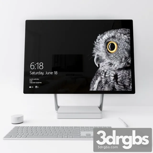 Microsoft Surface Studio 3D Model Download