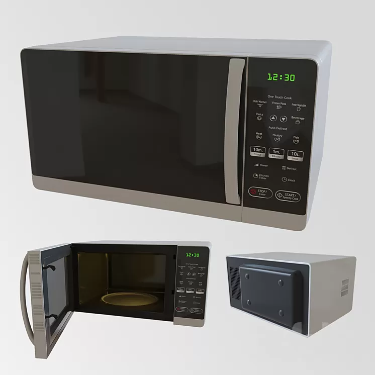 Microwave 3D Model