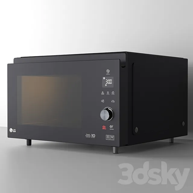 Microwave LG MJ-3965BIS 3D Model Microwave LG MJ-3965BIS 3D Model