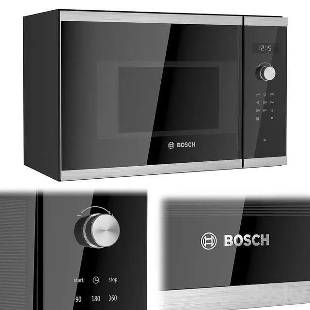 Microwave oven Bosch BFL524MS0 3D Model