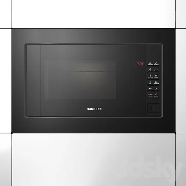 Microwave samsung FW77SR-B 3D Model