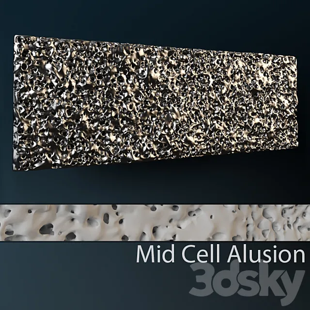 Mid Cell Wall 3D Model Mid Cell Wall 3D Model