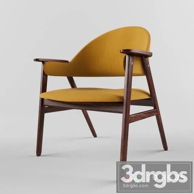 Mid Century Modern Teak Armchair 3D Model Download Mid Century Modern Teak Armchair 3D Model Download