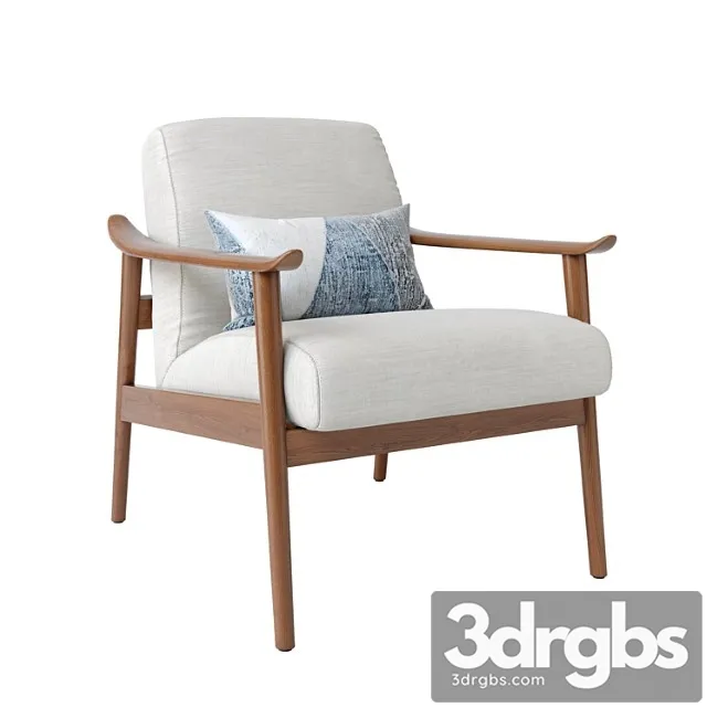 Mid-century show wood chair 3D Model Download Mid-century show wood chair 3D Model Download