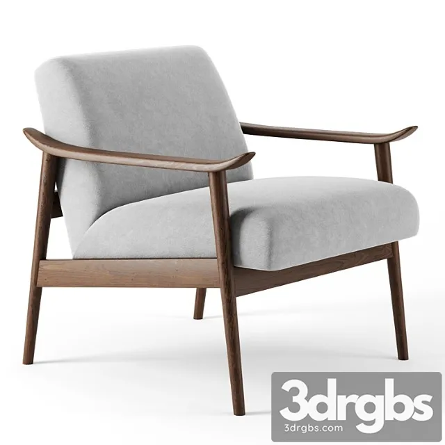 Mid Century Show Wood Chair by Westelm 3D Model Download Mid Century Show Wood Chair by Westelm 3D Model Download