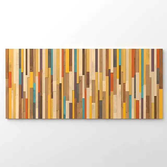 Mid Century wall art 3D Model Mid Century wall art 3D Model