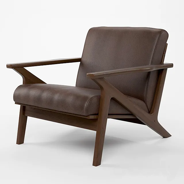 Mid_Century_Lounge_Chair 3D Model
