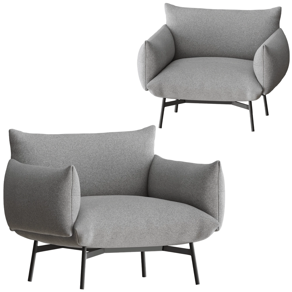 MIDJ  – Armchair Area 3D Model
