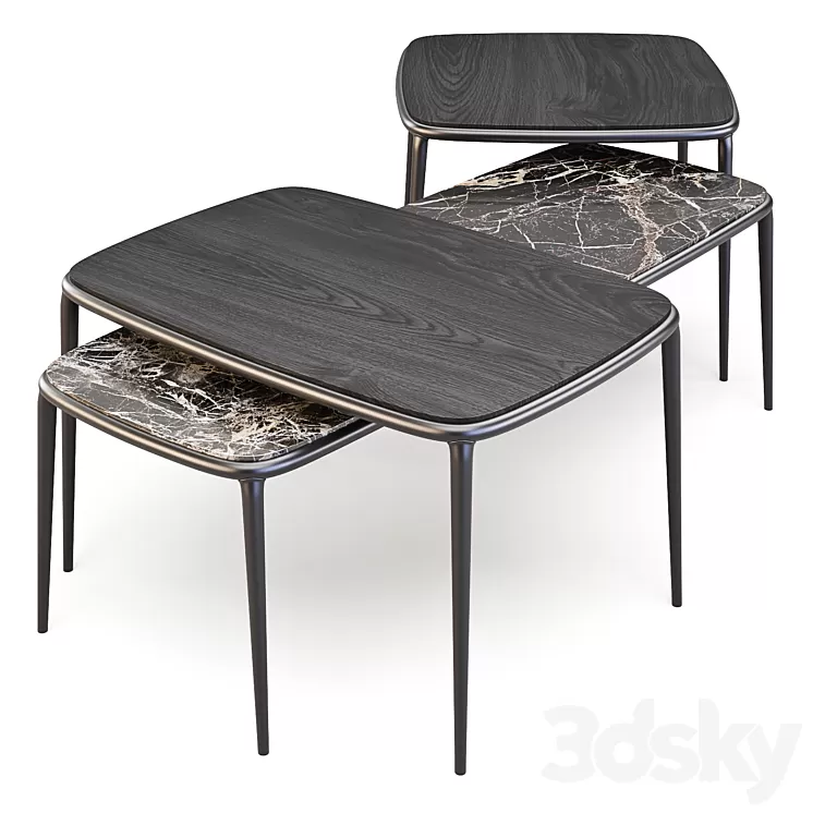 Midj: Lea – Coffee Tables 3D Model Midj: Lea – Coffee Tables 3D Model