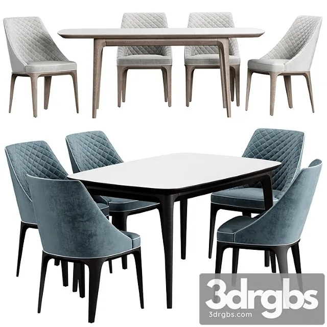 Mido Chair Konyshev Play Table 3D Model Download