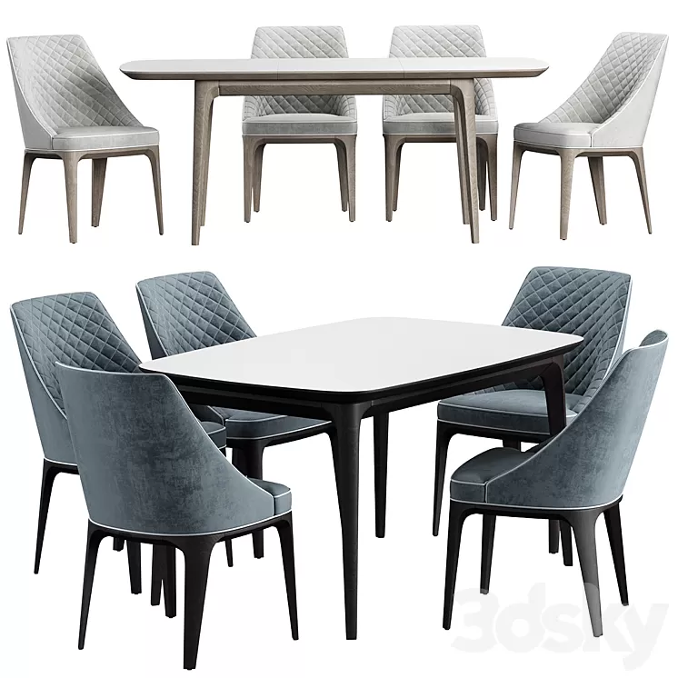 Mido Chair Konyshev Play Table 3D Model Free Download