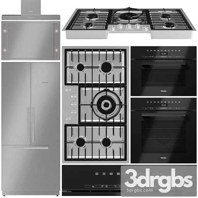 Miele Appliance Set 01 3D Model Download