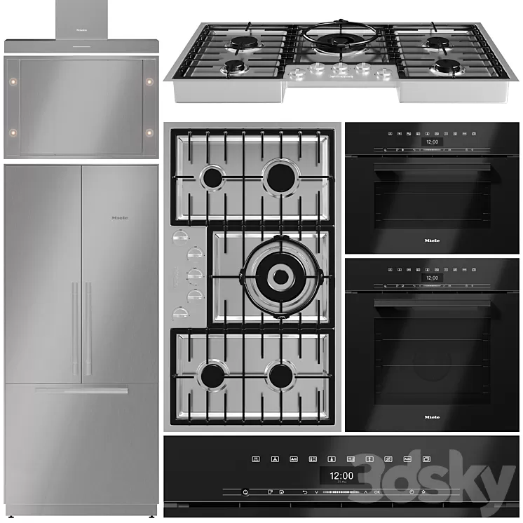 Miele appliance set 01 3D Model