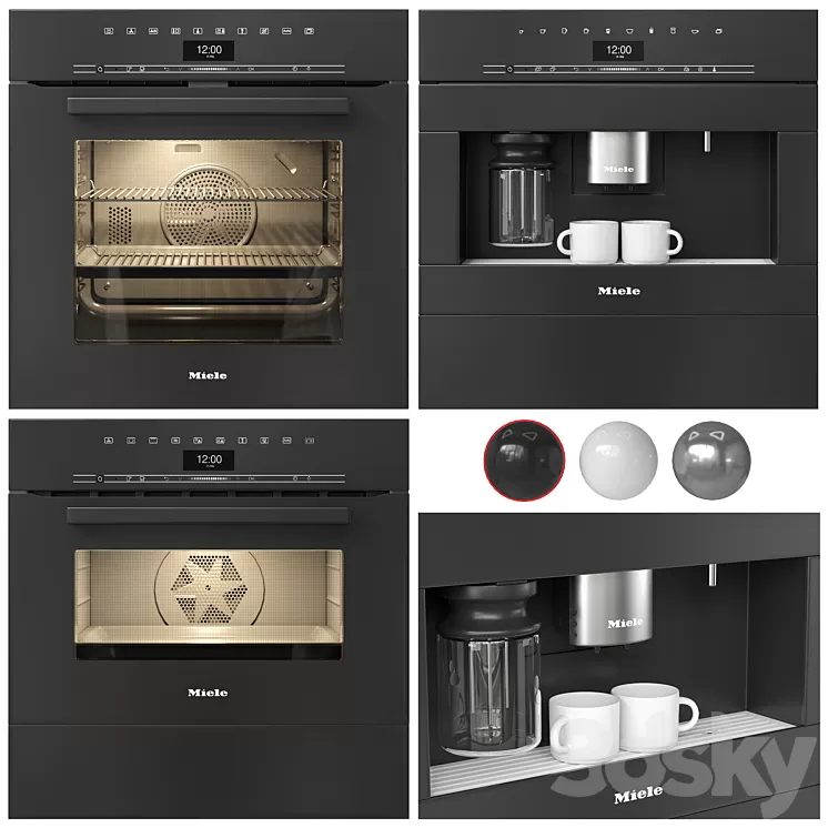 Miele appliances 01 3D Model Free Download