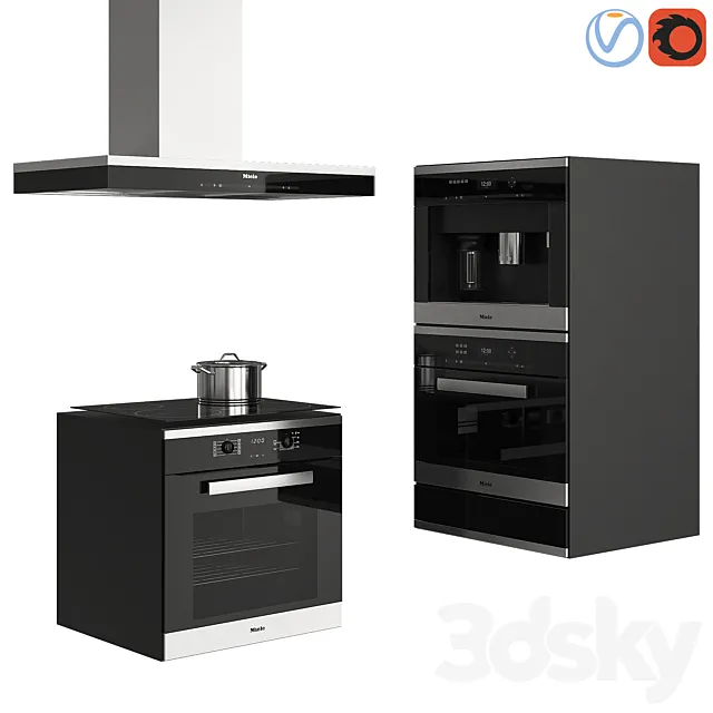 Miele Appliances Metal 3D Model
