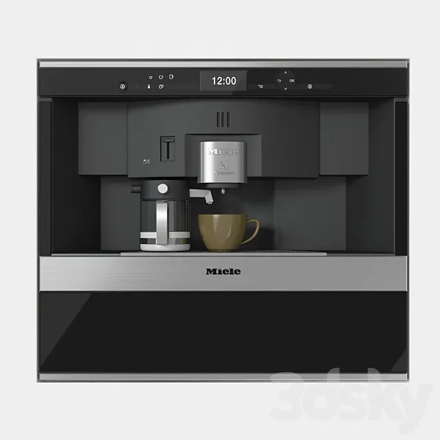 Miele CVA 6431 Nespresso Built-in coffee machine 3D Model