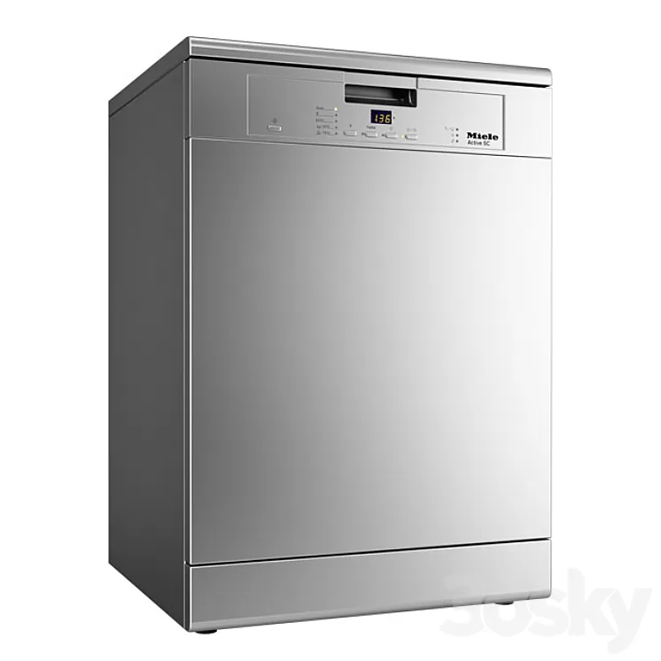 Miele G4203SC Active Dishwasher 3D Model