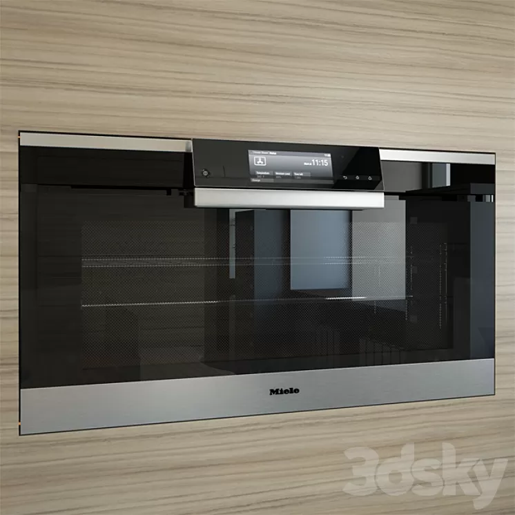 Miele H6890 BP Oven 90 cm 3D Model Miele H6890 BP Oven 90 cm 3D Model