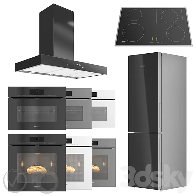 MIELE Household appliances collection 06 3DModel MIELE Household appliances collection 06 3DModel