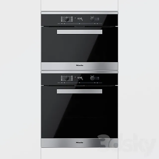 Miele – oven H6260BP and compact oven H6200BP 3D Model