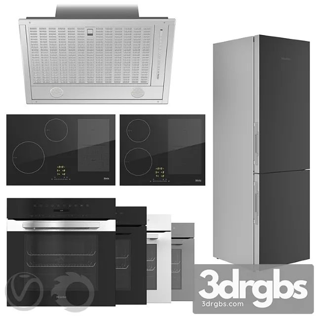 Miele set of household appliances 01 Miele set of household appliances 01