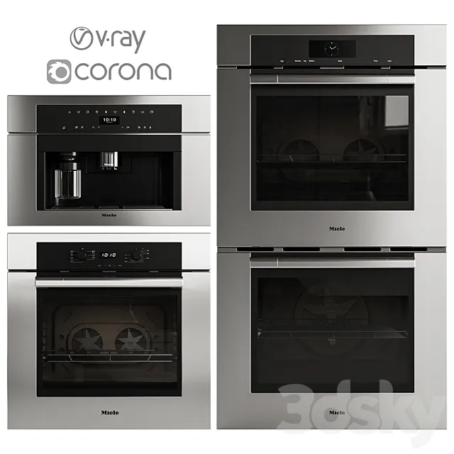 Miele set03 3D Model Miele set03 3D Model