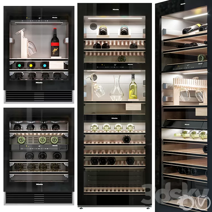 Miele Wine storage units 3D Model