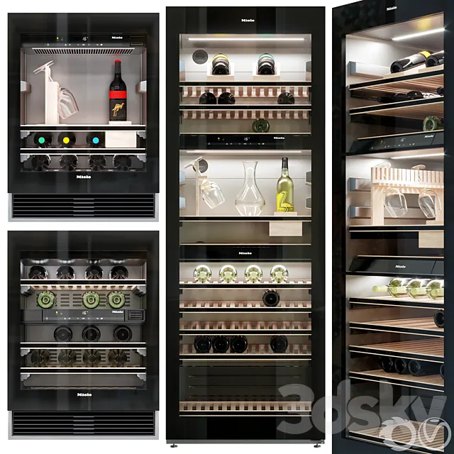 Miele Wine storage units 3DModel Miele Wine storage units 3DModel